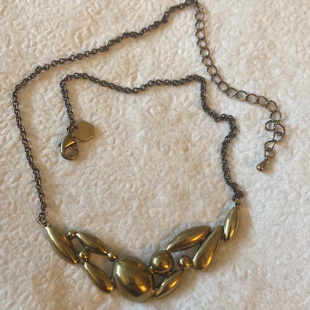 Touchstone Crystal Antique Array Necklace 1345n - image 5